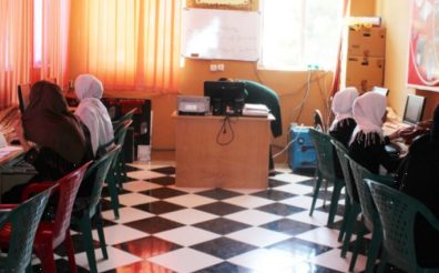 NAWIN ULYA SCHOOL IN HERAT EQUIPPED WITH COMPUTERS WITH THE HELP OF LOCAL MONITORS